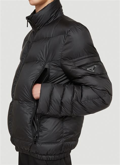 prada men's quilted jacket|conscious Prada puffer jacket.